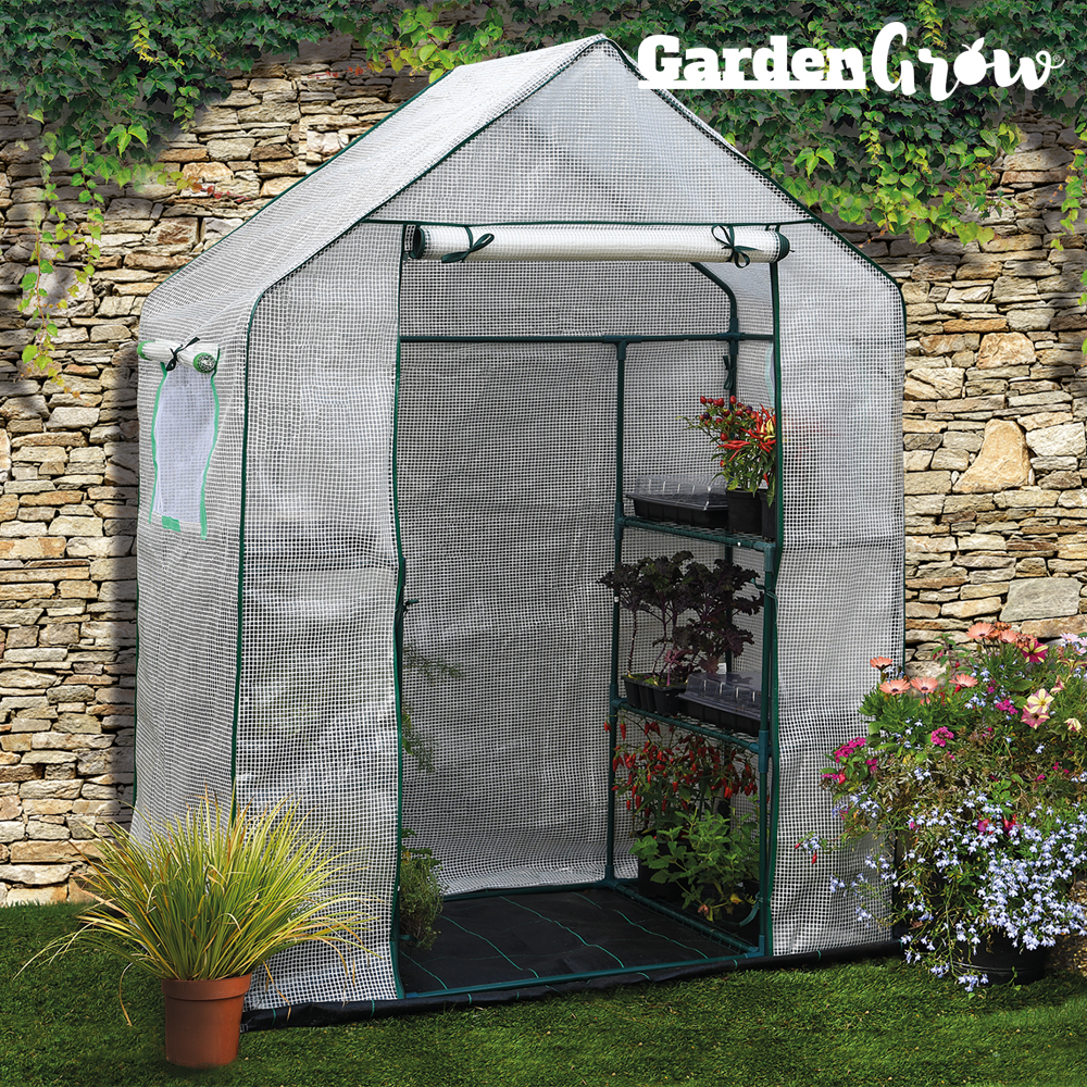 Garden Grow Premium 6 Shelf Greenhouse